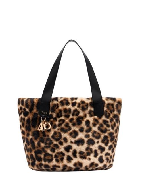 Borsa hobo grande in pelliccia sintetica Liu Jo | AF5154E0305.00047